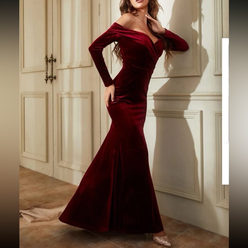 Luxe  party formal evening gown dress - Picture 5 of 8